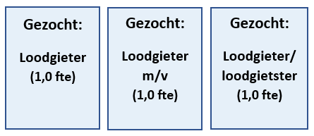 functiebeschrijving vrouwelijke loodgieter